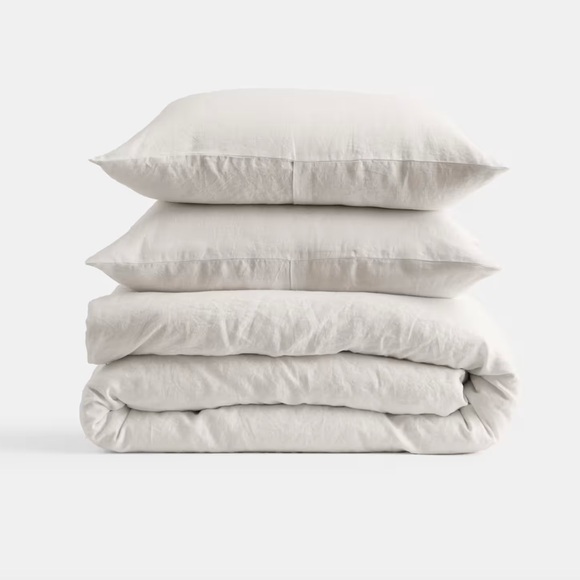 European Linen Duvet Cover Set SAND - Picture 6 of 14